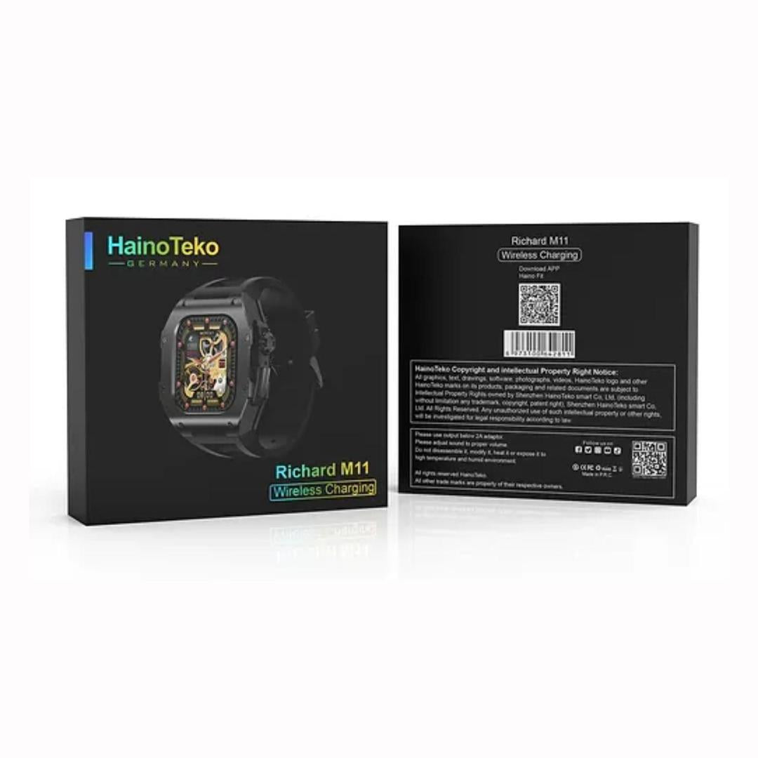 Premium Haino Teko Germany Richard M11 Smart Watch, Black